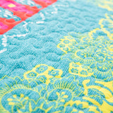 NNEDSZ Colorful Quilted bedspread and pillowcovers set: Add a Splash of Color - Queen size