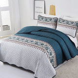 NNEDSZ Distinguished Quilted Bedspread and Pillowcases Set: Enhance Your Bedroom Appeal - Queen size