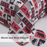 NNEDSZ Christmas feel Queen Bedspread Set