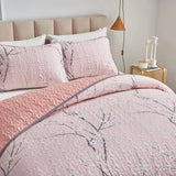 NNEDSZ Versatile Quilted Coverlet and Pillowcases Set: Adapts to Every Season - Queen size