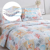 NNEDSZ Decorative Quilted coverlet and pillowcovers set: Enhance Your Home Decor - Queen size