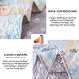 NNEDSZ Decorative Quilted coverlet and pillowcovers set: Enhance Your Home Decor - Queen size