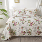 NNEDSZ Artisan Quilted Coverlet and Pillowcases Set: A Masterpiece for Your Bed - Queen size