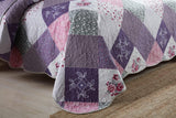 NNEDSZ Quaint Quilted bedspread and pillowcovers set: Perfect for a Cozy Retreat - Queen size