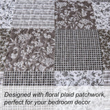NNEDSZ Bold Quilted bedspread and pillowcovers set: Make a Statement - Queen size