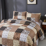 NNEDSZ Winsome Quilted coverlet and pillowcovers set: Irresistibly Charming - Queen size