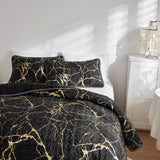 NNEDSZ Exquisite Quilted bedspread and pillowcovers set: Experience Pure Comfort - Queen size