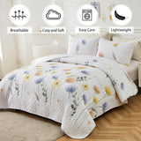 NNEDSZ Refined Quilted Bedspread and Pillowcases Set: Class and Comfort Combined - Queen size