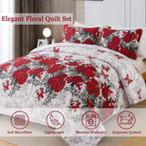 NNEDSZ Youthful Quilted coverlet and pillowcovers set: Fresh and Modern - Queen size