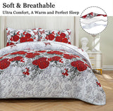 NNEDSZ Youthful Quilted coverlet and pillowcovers set: Fresh and Modern - Queen size