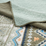 NNEDSZ Quicksilver Quilted coverlet and pillowcovers set: Sleek and Modern - Queen size