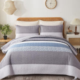 NNEDSZ Ornate Quilted Bedspread and Pillowcases Set: Beautifully Crafted for Luxury - Queen size