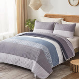 NNEDSZ Ornate Quilted Bedspread and Pillowcases Set: Beautifully Crafted for Luxury - Queen size