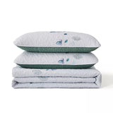 NNEDSZ Refreshing Quilted bedspread and pillowcovers set: Cool and Inviting - Queen size