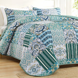 NNEDSZ Exquisite Regal Purple 3 Pc Bedspread & Pillow Cover Set