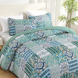 NNEDSZ Exquisite Regal Purple 3 Pc Bedspread & Pillow Cover Set