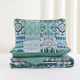 NNEDSZ Exquisite Regal Purple 3 Pc Bedspread & Pillow Cover Set