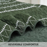 NNEDSZ Elegant Quilted Bedspread and Pillowcases Set: Perfect for a Luxe Bedroom Feel - Queen size