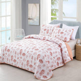 NNEDSZ Sleek Quilted Bedspread and Pillowcases Set: Contemporary Style and Comfort - Queen size