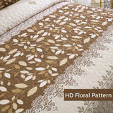 NNEDSZ Sophisticated Quilted Bedspread and Pillowcases Set: Exquisite Design and Comfort - Queen size