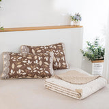 NNEDSZ Sophisticated Quilted Bedspread and Pillowcases Set: Exquisite Design and Comfort - Queen size