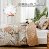 NNEDSZ Transcendent Quilted bedspread and pillowcovers set: Elevated Comfort - Queen size