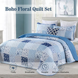 NNEDSZ Charming Quilted coverlet and pillowcovers set: Timeless Appeal - Queen size