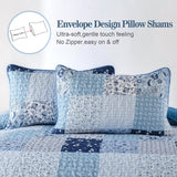 NNEDSZ Charming Quilted coverlet and pillowcovers set: Timeless Appeal - Queen size
