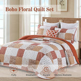 NNEDSZ Queen Size Checkered Bedspread Set Vibrant Retro Pattern