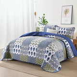 NNEDSZ Gorgeous Quilted bedspread and pillowcovers set: Comfortable Elegance - Queen size