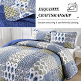 NNEDSZ Gorgeous Quilted bedspread and pillowcovers set: Comfortable Elegance - Queen size