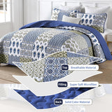 NNEDSZ Gorgeous Quilted bedspread and pillowcovers set: Comfortable Elegance - Queen size
