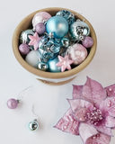 NNEDSZ Ornament Assortment Blue/Pink 42Pcs