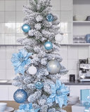 NNEDSZ Ornament Assortment Blue/Pink 42Pcs