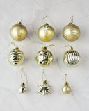 NNEDSZ Ornament Assortment Gold 42Pcs