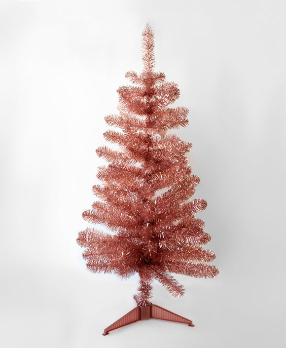 NNEDSZ TINSEL CHRISTMAS TREE PINK 4FT - X3460 (Box of 1pc)