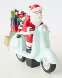 NNEDSZ Santa On Scooter 21cm