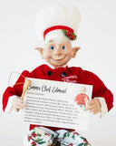 NNEDSZ Santas Pantry Commis Chef Edmund 40cm