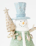NNEDSZ Snowman With Tree 23cm