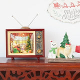 NNEDSZ Xmas Tv Music Box 17cm