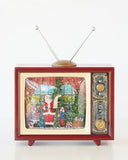 NNEDSZ Xmas Tv Music Box Santa 17cm