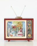 NNEDSZ Xmas Tv Music Box Takeoff 17cm