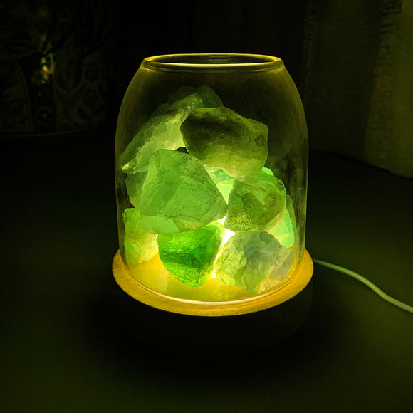 NNEDSZ Crystal Diffuser - Green Calcite