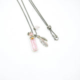 NNEDSZ Gift Box - Crystal Bottle (Rose Quartz) + Purify Oil Blend