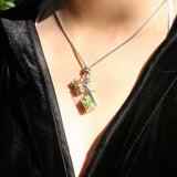 NNEDSZ Gift Box - Crystal Bottle (Green Calcite) + Purify Oil Blend
