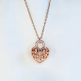 NNEDSZ Gift Box - Heart Lock Rose Gold + Purify Oil Blend