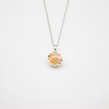 NNEDSZ Gift Box - Aroma Necklace White Gold - Planet Nebula (Pink) + Purify Oil Blend