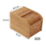 NNEDSZ Bamboo Rice Grain Cereal Flour Sealed Storage Box