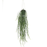 NNEDSZ Artificial Hanging Potted Plant (Willow Leaf) 66cm UV Resistant