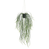 NNEDSZ Artificial Hanging Potted Plant (Willow Leaf) 66cm UV Resistant